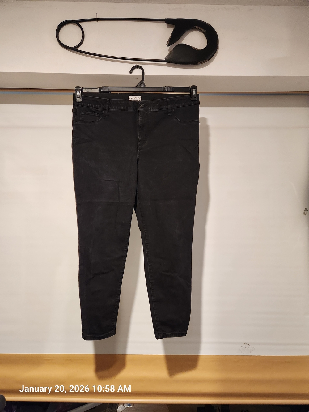 Ava & Viv Black Ankle Skinny Jeans